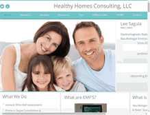 Tablet Screenshot of healthyhomesconsulting.com